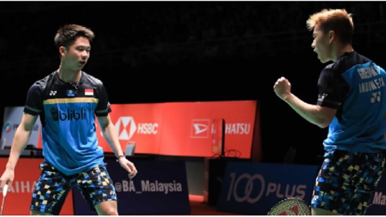 Taklukkan Pasangan Tuan Rumah, Kevin/Marcus ke Final Malaysia Masters
