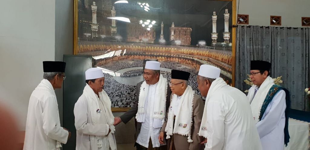 Bertemu Ulama dan Tokoh, Ma'ruf Amin Optimistis Menang di Bandung Raya
