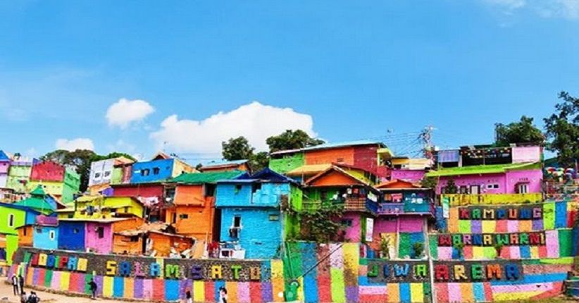 Desa Warna-warni Jodipan, Wisata Instagenik yang Mirip Rio de Janeiro