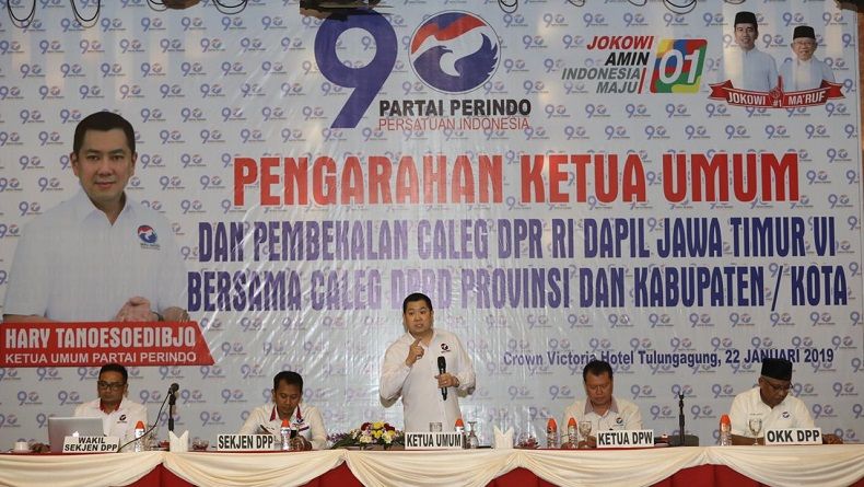 Bekali Caleg di Tulungagung, HT Serukan Perindo Harus Menangkan Pemilu