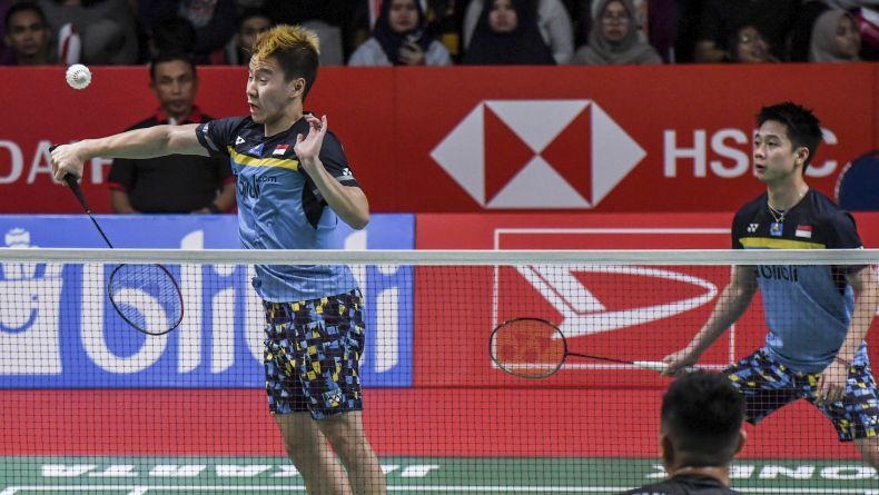 Susah Payah Bekuk Fajar/Rian, Kevin/Marcus Lolos ke Semifinal