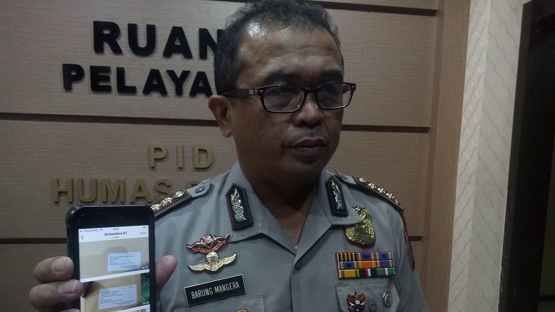 Polda Jatim Sita Puluhan Tabloid Indonesia Barokah di Pasuruan