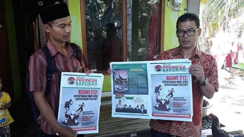 Takmir Masjid Tahan Tabloid Indonesia Barokah agar Tak Beredar Luas