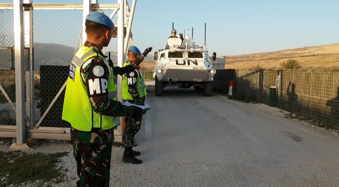 Satgas Polisi Militer TNI Ikuti Latihan UNIFIL di Lebanon Selatan
