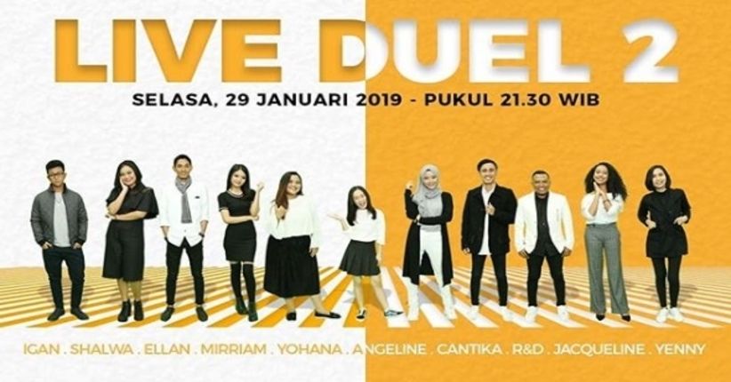 Inilah Peserta yang Akan Berduel di Live Duel 2 Rising Star Indonesia