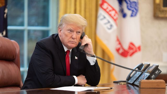 Via Telepon, Trump Tegaskan Dukungan ke Pemimpin Oposisi Venezuela