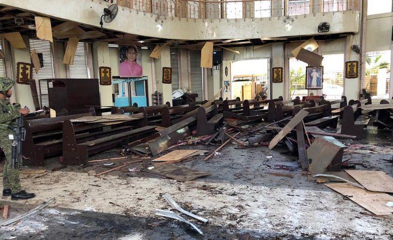 Mendagri Filipina Sebut Pelaku Pengeboman Gereja Pasutri Indonesia