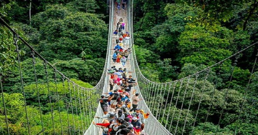 Terpanjang di Asia, Wisata Jembatan Situgunung Jadi Primadona Sukabumi