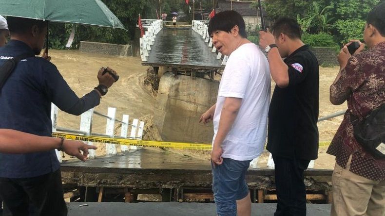 Jembatan Ambruk di Boyolali, Caleg Perindo Minta Segera Diperbaiki