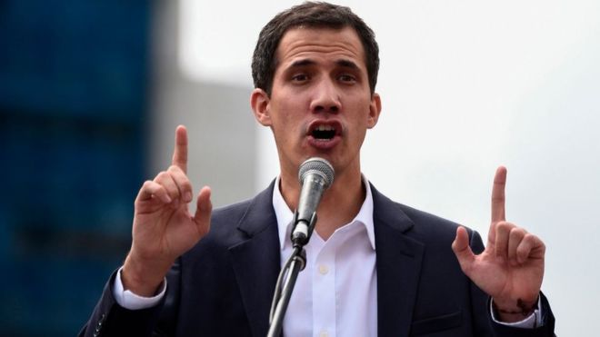 AS Kirim Bantuan ke Venezuela Atas Permintaan Pemimpin Oposisi Guaido