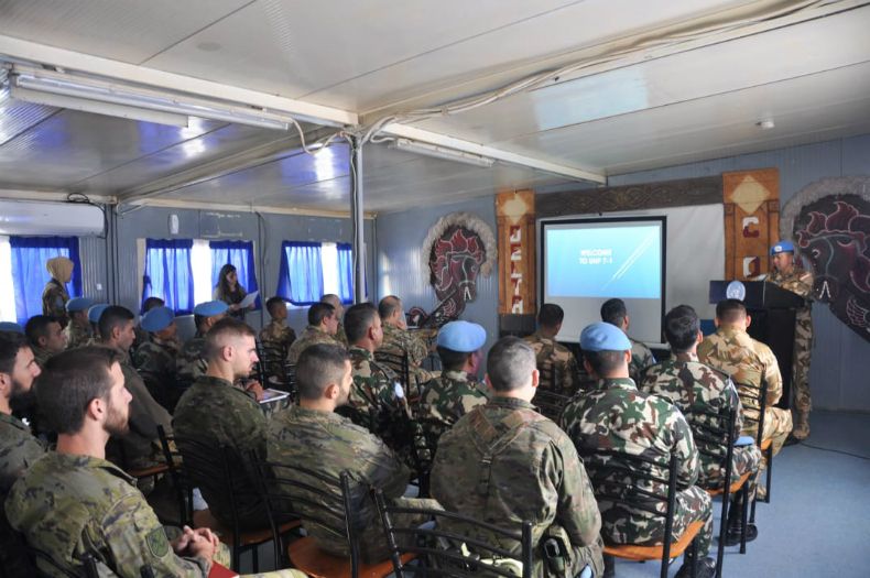 Satgas Indobatt Tuan Rumah Latma Seceast UNIFIL dengan LAF di Lebanon