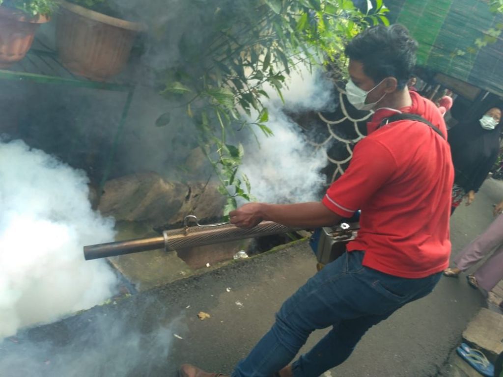 DBD Mewabah, Perindo: Warga Paseban Butuh Fogging, Kita Fasilitasi