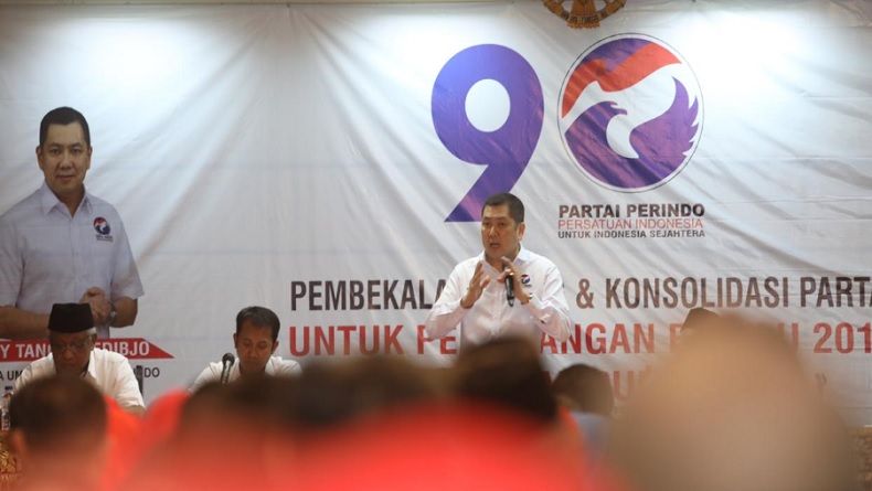 Usai Beri Pembekalan Caleg Perindo Se-Jawa, HT Keliling Sumatera