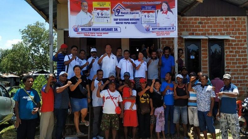 Targetkan Kemenangan, Perindo Papua Barat Dirikan Rumah Aspirasi Warga