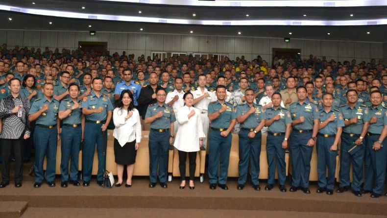 Beri Kuliah Umum, Menko Puan Minta Seskoal Ikut Bangun SDM Maritim