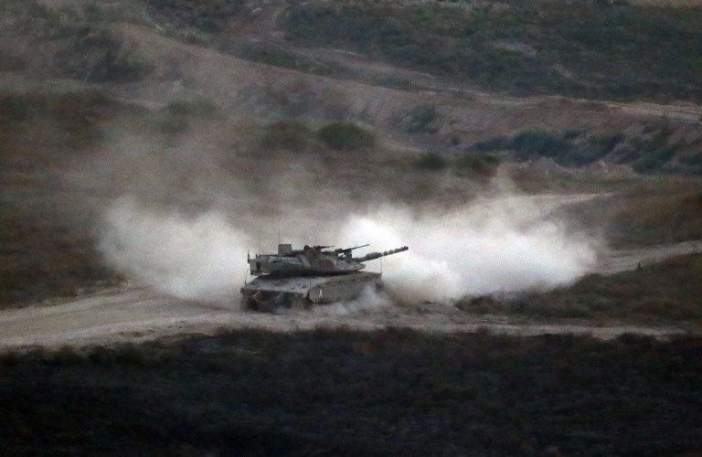 Diserang Proyektil Palestina, Tank Israel Gempur Target Hamas di Gaza