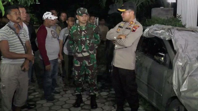 Cegah Pembakaran Kendaraan, Kapolres dan Dandim Kendal Patroli Bersama