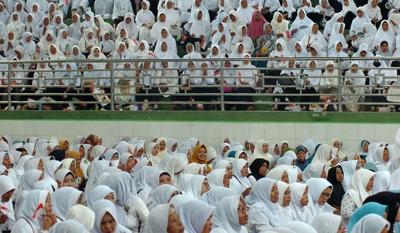 Ribuan Kiai dan Santri di Solo Raya Deklarasi Pemenangan Jokowi-Ma'ruf
