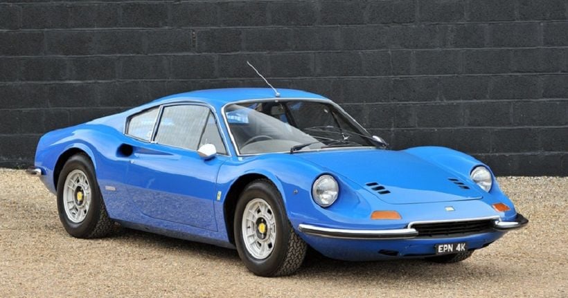 Ferrari Dino 246GT Setir Kanan Keluaran 1972 Siap Dilelang Rp5 Miliar