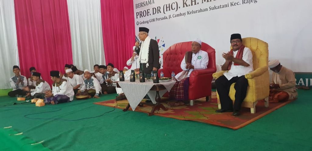 Pendukung dan Relawan di Tangerang Bulat Dukung Kiai Ma'ruf Amin