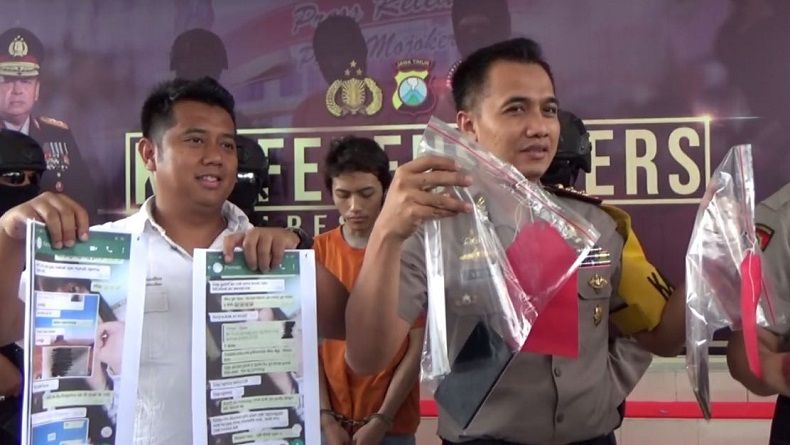 Sakit Hati, Pemuda di Mojokerto Sebarkan Video Mesum dengan Pacar