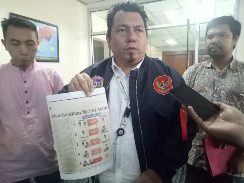 TKN: Berita Indopos 'Ahok Gantikan Ma'ruf Amin' Fitnah Besar