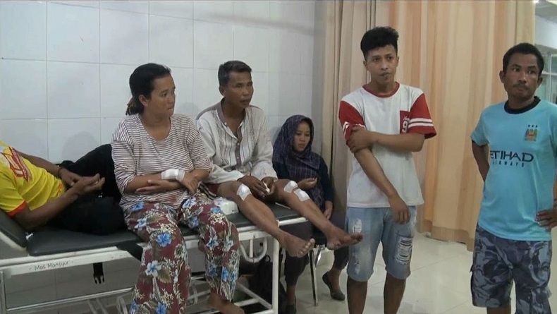 Ibu Hamil dan Keluarganya Jadi Korban Pembacokan di Palembang