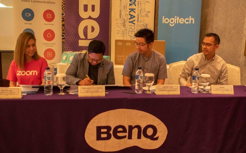 BenQ, Logitech dan Zoom Kolaborasi Layanan Video Conference