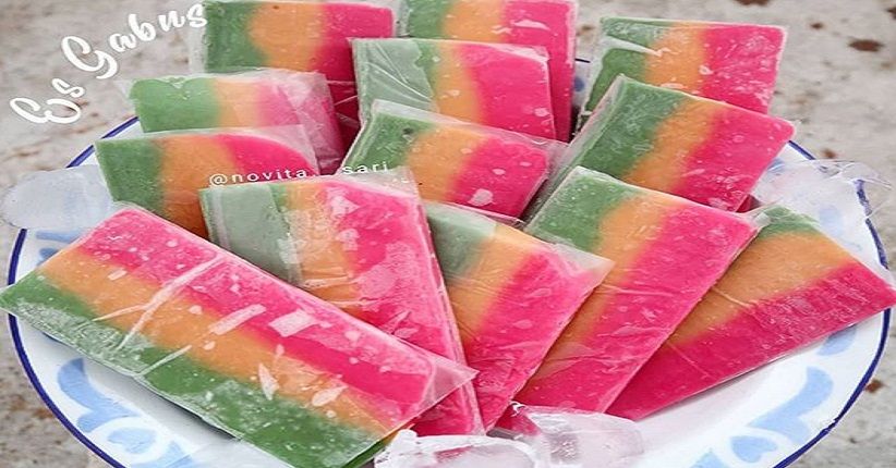Rahasia Membuat Jajanan Jadul Es Gabus Tiga Rasa