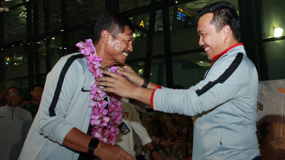 Tiba di Tanah Air, Timnas U-22 Disambut Kalungan Bunga