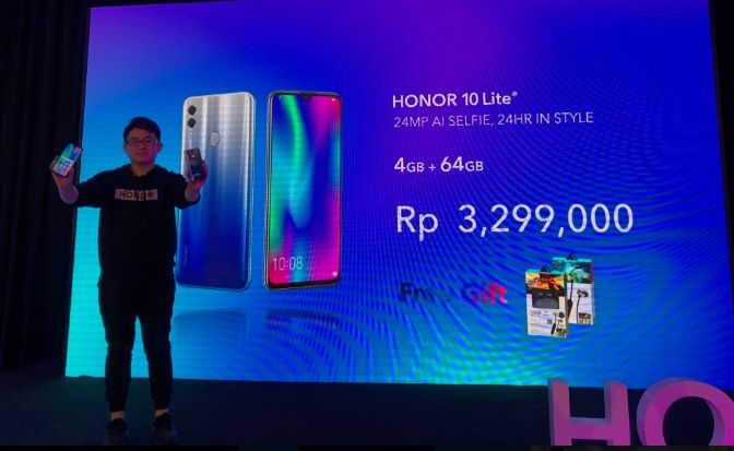 Honor 10 Lite Meluncur di Indonesia, Intip Spesifikasinya 