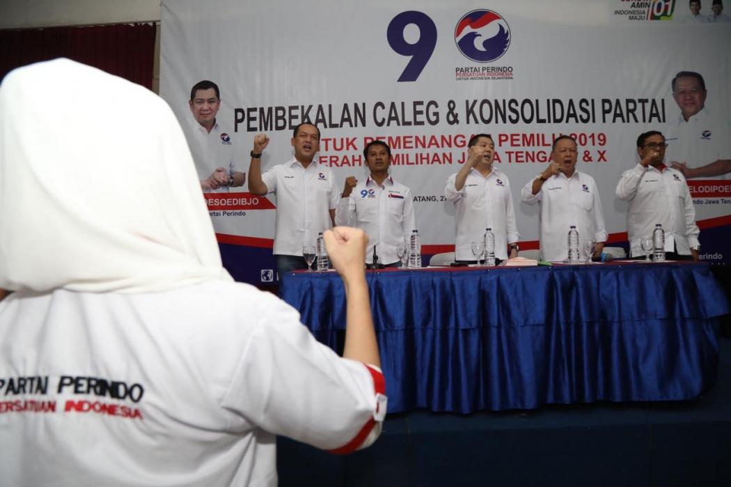 Pembekalan Caleg di Batang, HT: Perindo Targetkan 3 Besar di Jateng