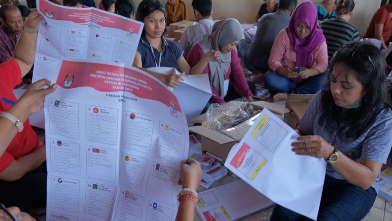 KPU Gencarkan Sosialisasi Lima Kertas Suara Pemilu 2019