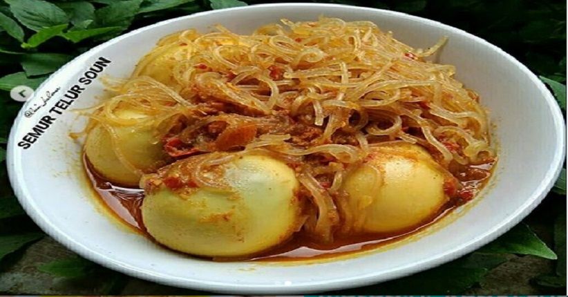 Mencicipi Semur Telur Soun, Menu Simpel dengan Rasa Pedas Manis