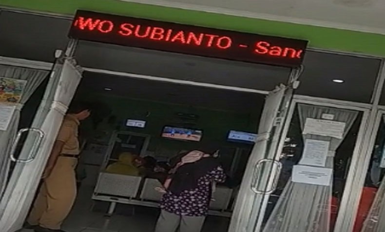 Viral Running Text Puskesmas Srondol Tampilkan Pilih Prabowo-Sandi