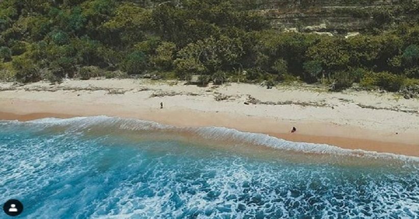 Keindahan Pantai Watunene Gunungkidul, Tersembunyi di Balik Tebing