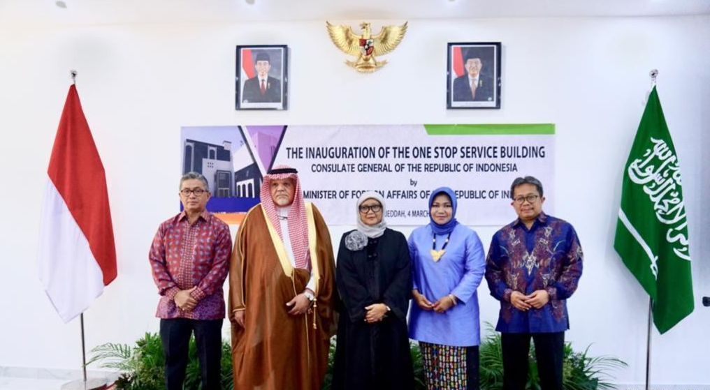 Menlu RI Resmikan Pelayanan Publik Satu Atap di Abu Dhabi dan Jeddah