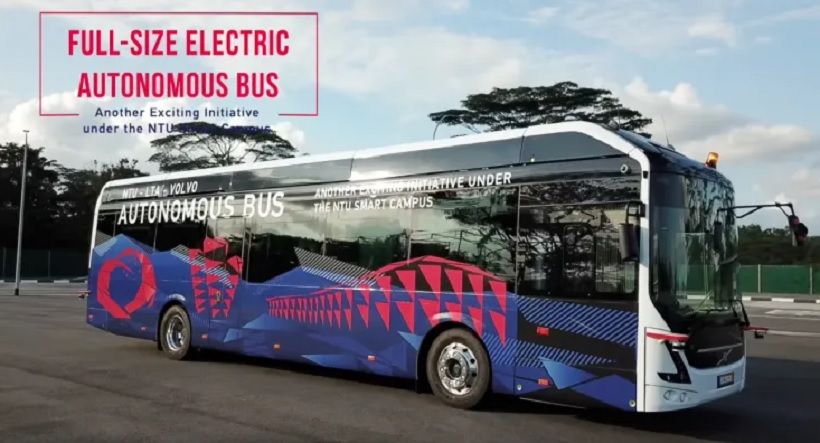 Bus Listrik Tanpa Pengemudi Volvo Akan Diuji Coba di Singapura