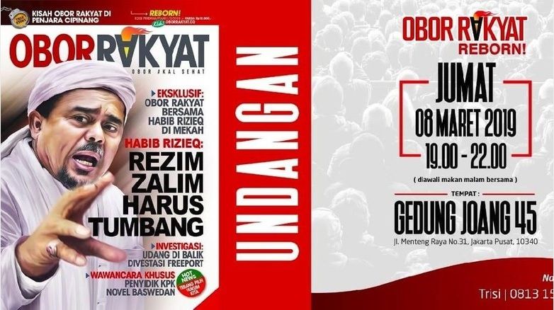 Pemred Obor Rakyat: Peluncuran Obor Rakyat Reborn Malam Ini Dibatalkan
