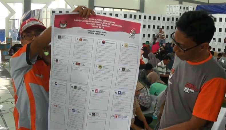 Puluhan Ribu Surat Suara Pemilu 2019 di Kendal Ditemukan Rusak