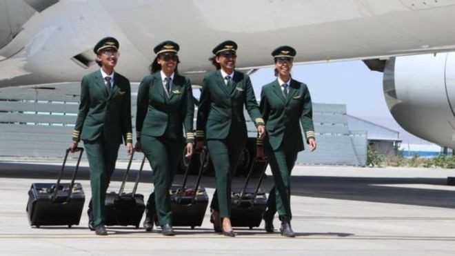 International Women's Day, Seluruh Kru Maskapai Ethiopia Perempuan