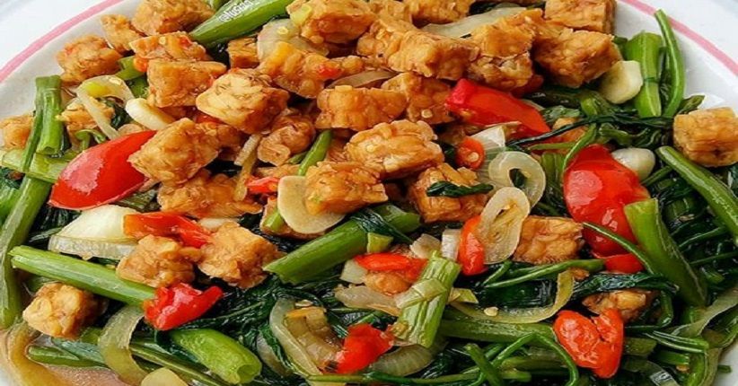 Pilihan Menu Simpel untuk Makan Malam, Cicipi Cah Kangkung Tempe
