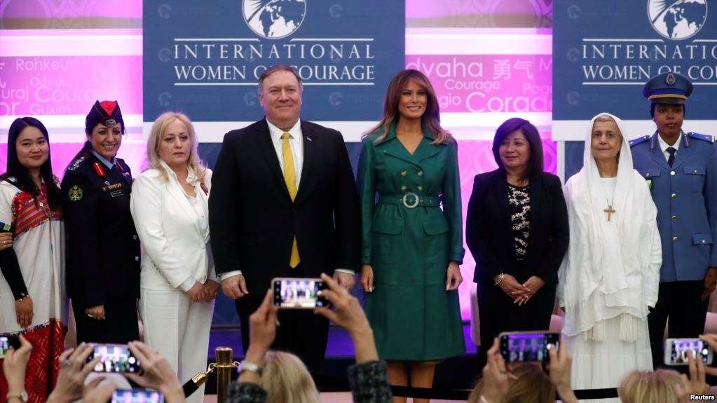 Melania Trump Beri Penghormatan ke 10 Perempuan Pemberani Sedunia