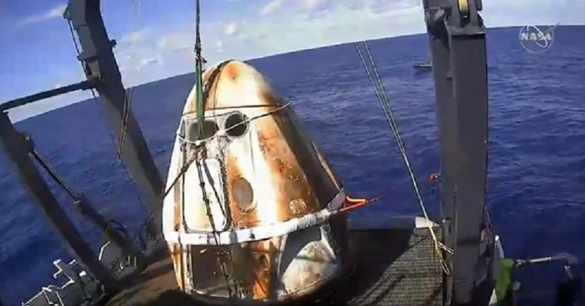 Kapsul Crew Dragon SpaceX Berhasil Kembali ke Bumi