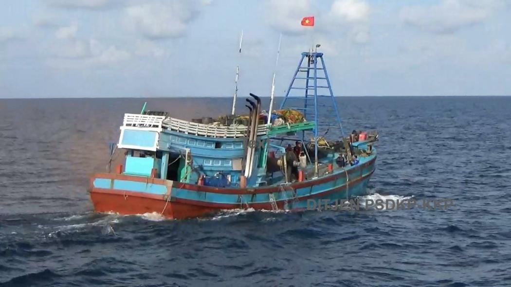 KKP Tangkap Kapal Nelayan Ilegal dari Vietnam di Laut Natuna Utara