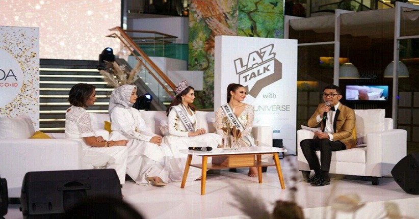 Belanja Online sambil LazTalk dengan Putri Kecantikan Dunia