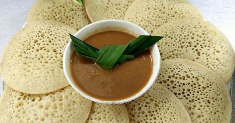 Mencicipi Serabi Teflon Saus Durian, Rasanya Legit