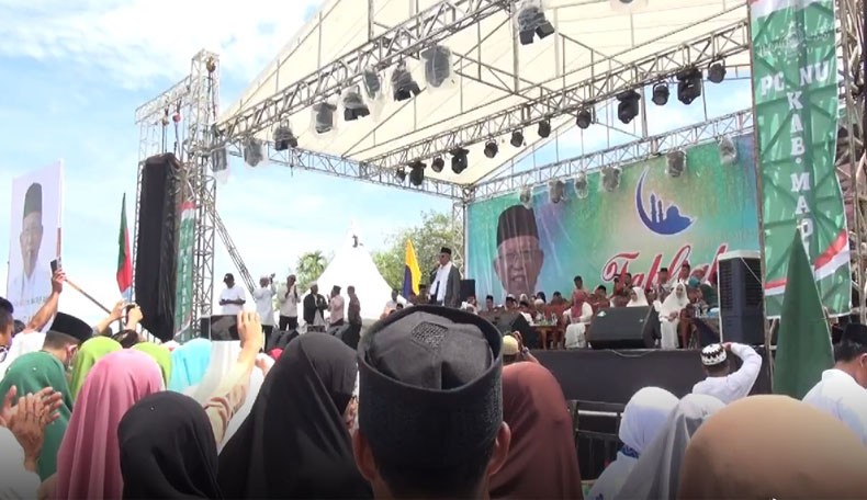 Ma'ruf Amin Sebut Hoaks sebagai Tsunami Digital yang Sangat Berbahaya
