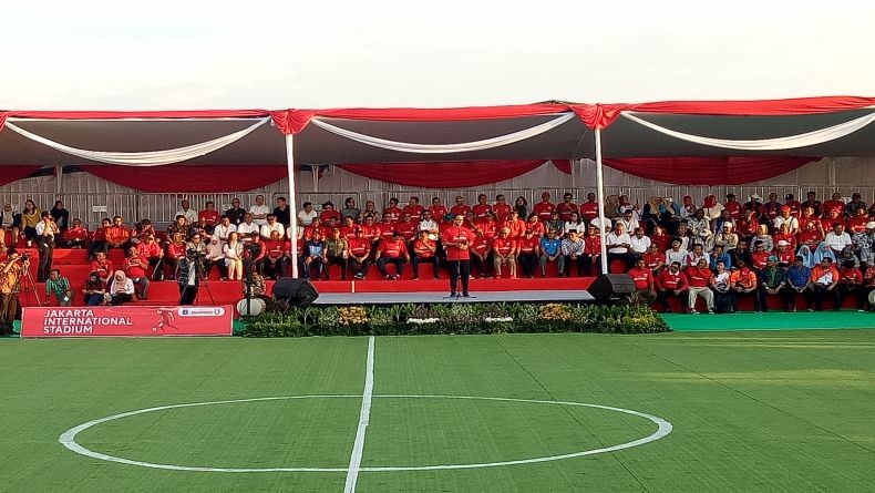 Buka Pembangunan Stadion Persija, Anies Ungkap Nilainya untuk Jakarta
