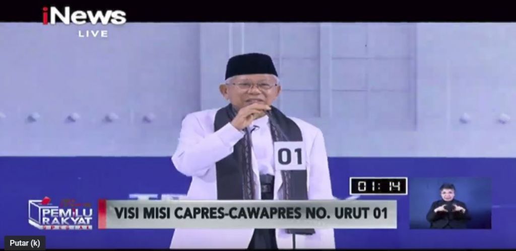 Ma'ruf Amin Bercita-cita Bangun Opera Seperti di Sydney